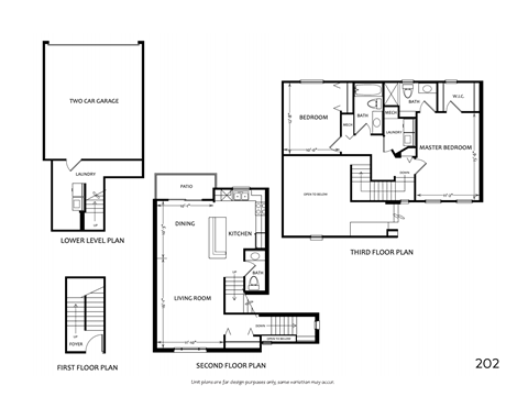 Fairfax Upper 2  Bed   2.5  Bath   1,269 Sq. Ft. at Mainstreet Village, Novi, MI